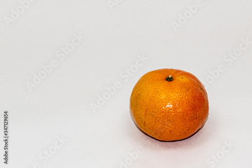 orange on white background