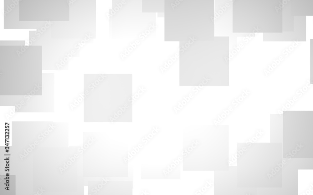 White abstract background. Misty backdrop with grey squares. 3D illustration White abstract background. Misty backdrop with grey squares. 3D illustration