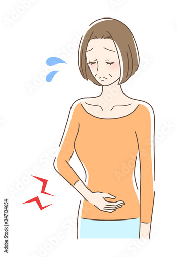 お腹が気になる女性