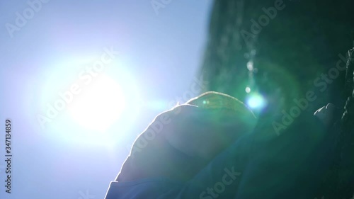 climber hands detail while he climbs 