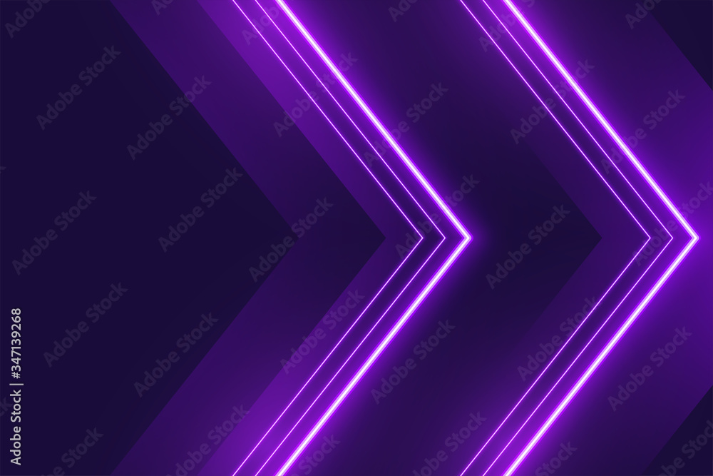 neon purple lights background in arrow style neon purple lights background in arrow style