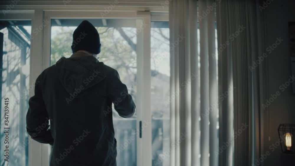 Man looks out his apartment window while sipping a coffee then walks to his desk to start work from home.
Dolly Out Medium to Wide Field of View. 23.976 FPS. Man looks out his apartment window while sipping a coffee then walks to his desk to start work from home.
Dolly Out Medium to Wide Field of View. 23.976 FPS.