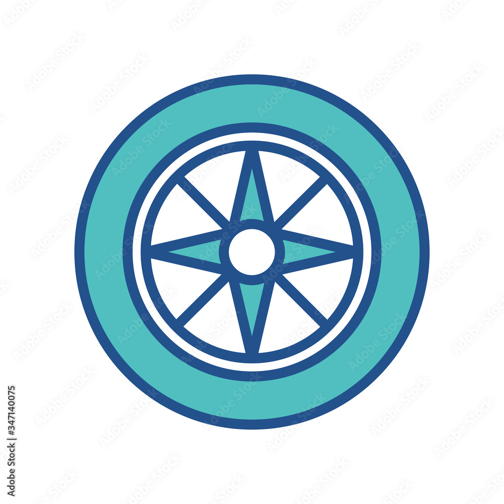 car tires icon design, flat style trendy collection car tires icon design, flat style trendy collection