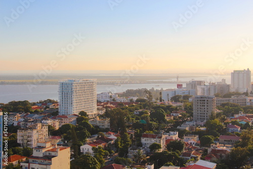 Blick über Maputo, Mosambik