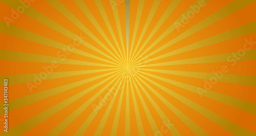 Orange Sunburst background Vector Graphics