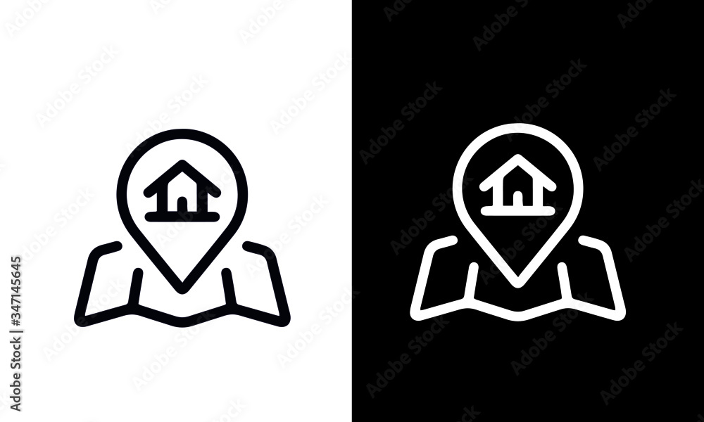Mortgage Icons vector design black and white Mortgage Icons vector design black and white