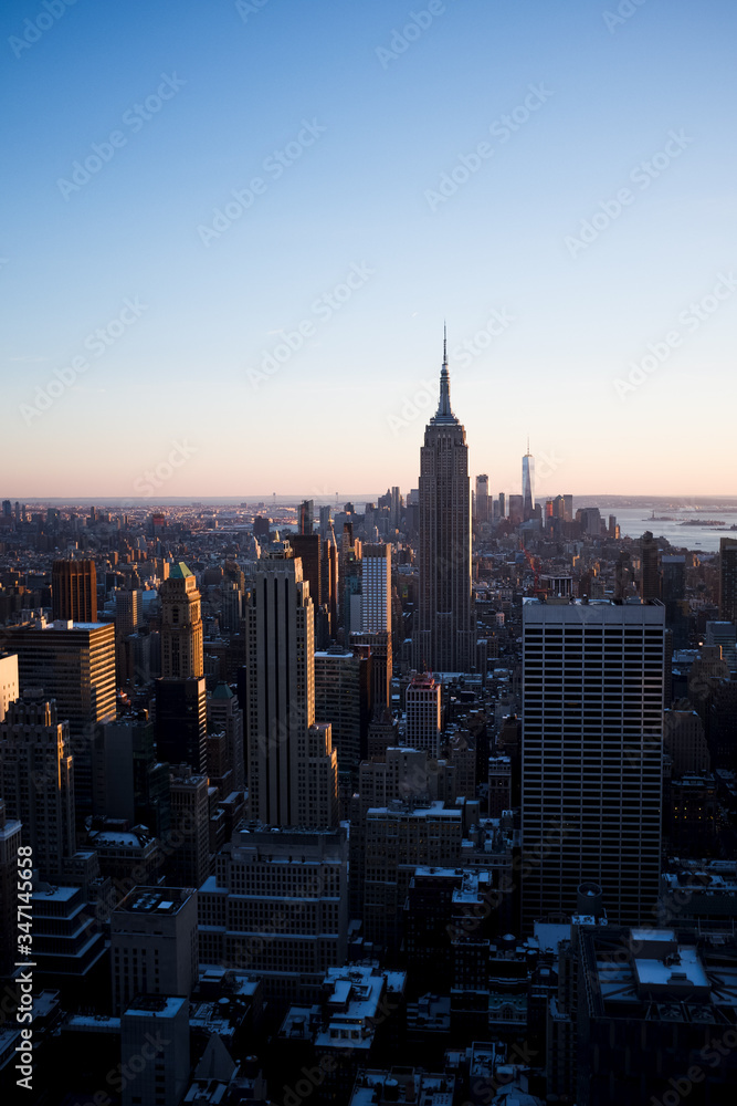Manhattan Sonnenuntergang, New York City