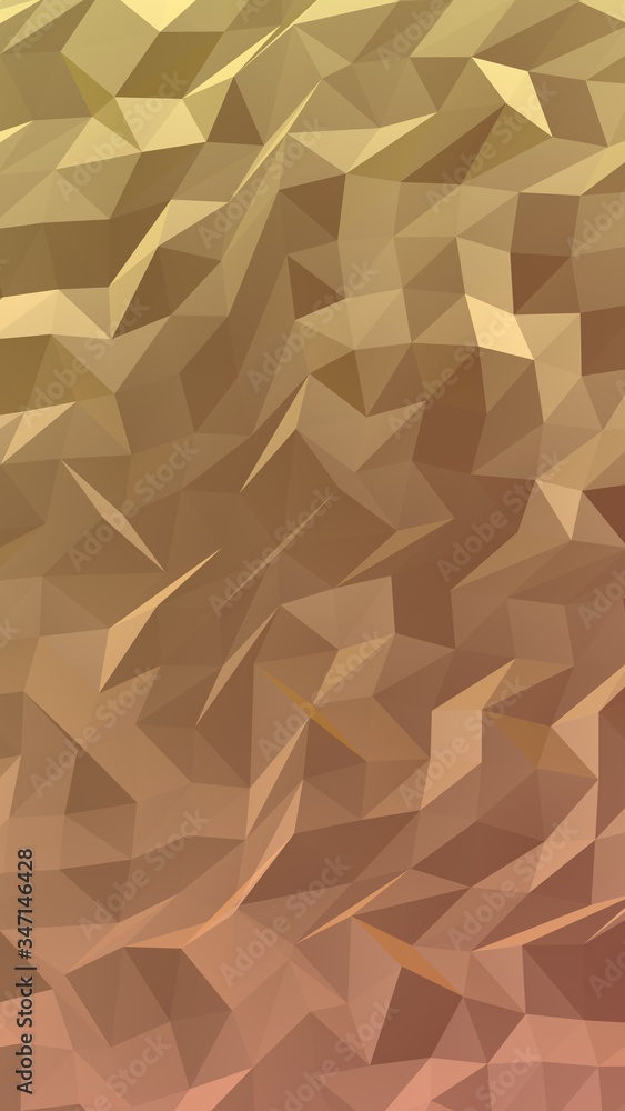 Abstract triangle geometrical orange background. Geometric origami style with gradient. 3D illustration Abstract triangle geometrical orange background. Geometric origami style with gradient. 3D illustration