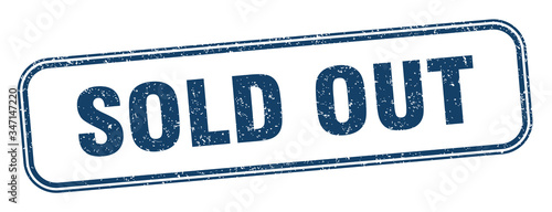 sold out stamp. sold out square grunge sign. label
