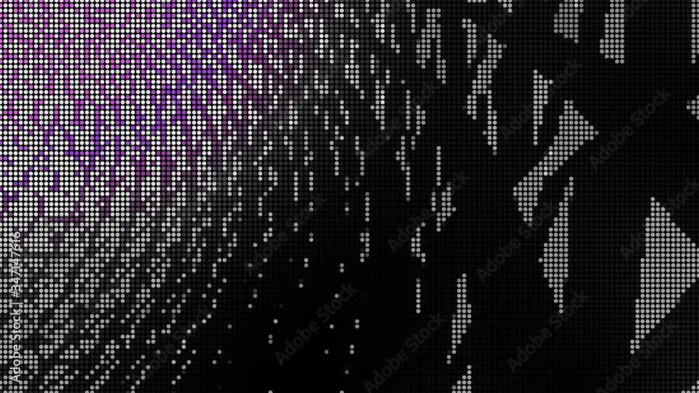 Abstract background of rhombuses. 4K motion graphics.