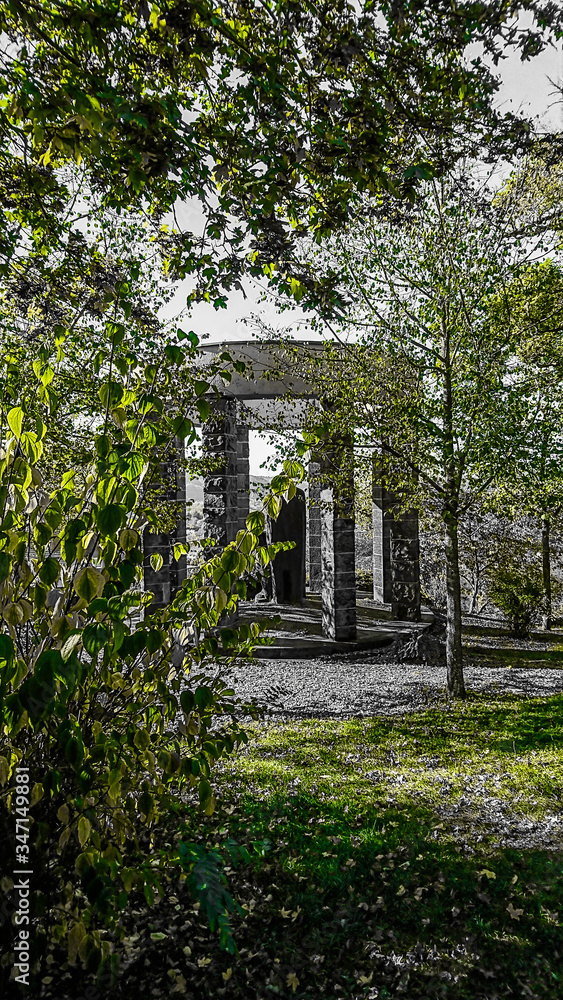 old abandoned landscape