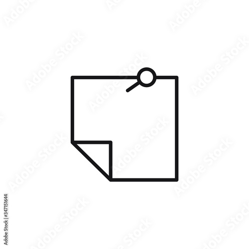 Sticky note icon