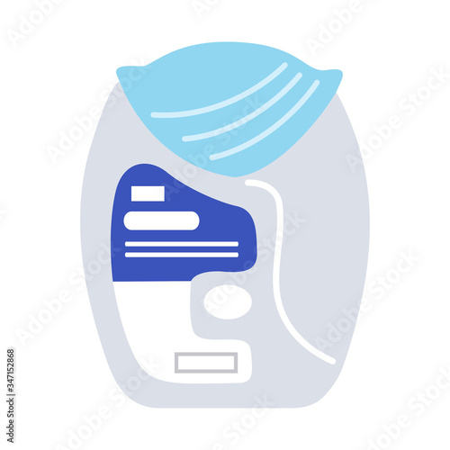 喘息の吸入薬のイラスト（レルベア）