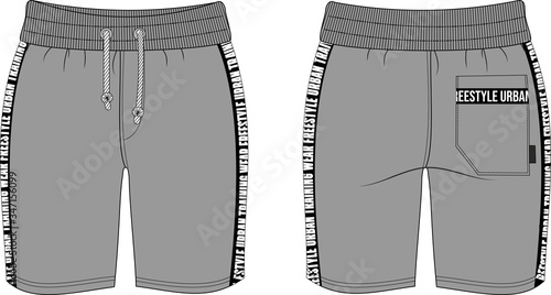 man shorts urban fit training technical template