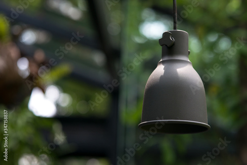 Hanging black lamp © lmanju