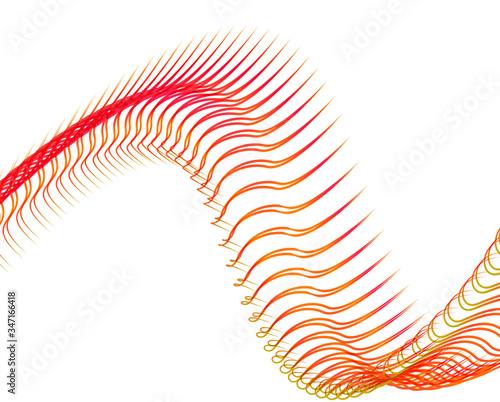 Abstract background blend wave line design for Wallpaper, Banner, Background, Card, Book Illustration, landing page