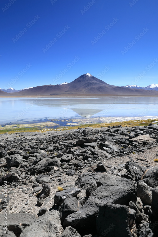 The White Lagoon in the Bolivia