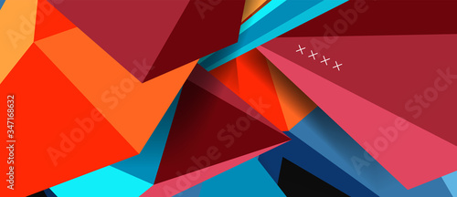 Trendy simple triangle abstract background  dynamic motion concept. Vector Illustration For Wallpaper  Banner  Background  Card  Book Illustration  landing page