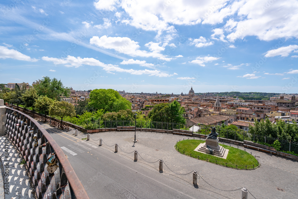 Naklejka premium Rome panoramic view