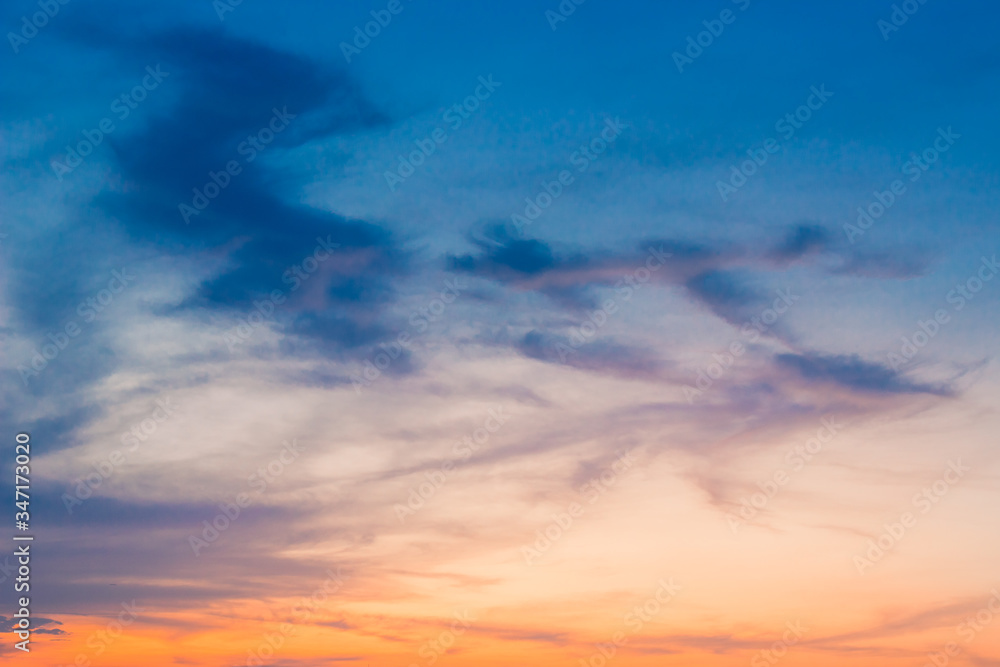Naklejka premium sky and clouds