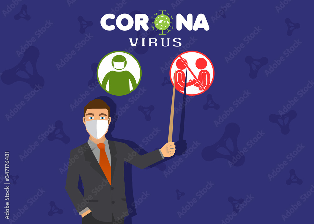 Infographic elements the signs and symptoms of the new corona virus. Infographic elements the signs and symptoms of the new corona virus.