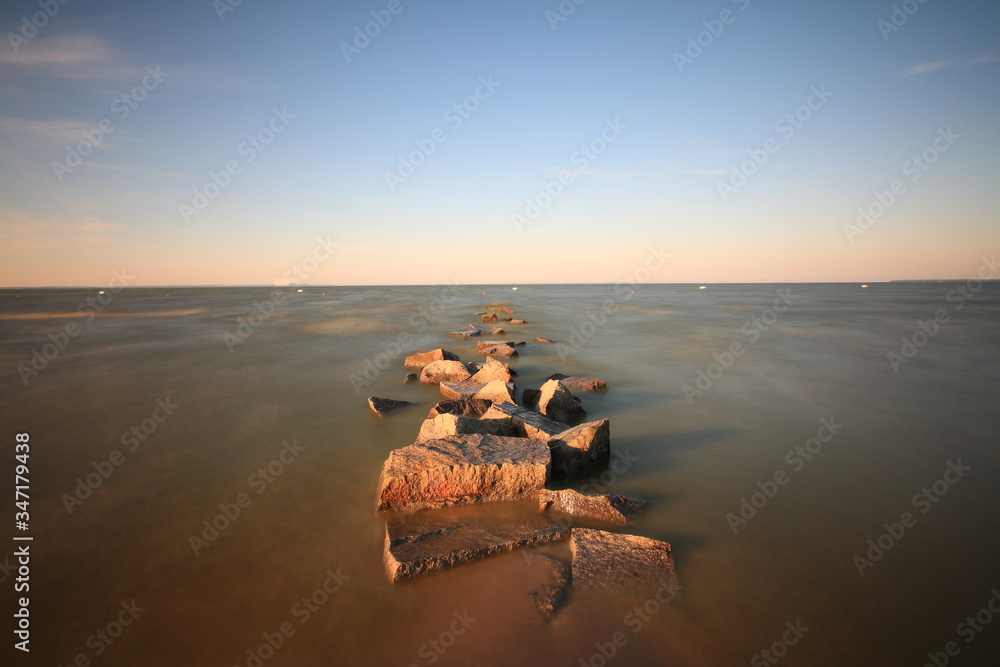 Obraz premium sunset on the sea