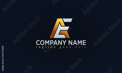 AE or EA Logotype Monogram Logo Design