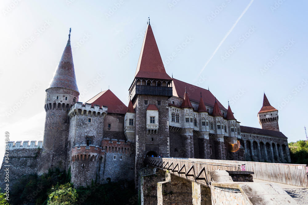 Corvin castle or Hunyad castle, Hunedoara, Romania