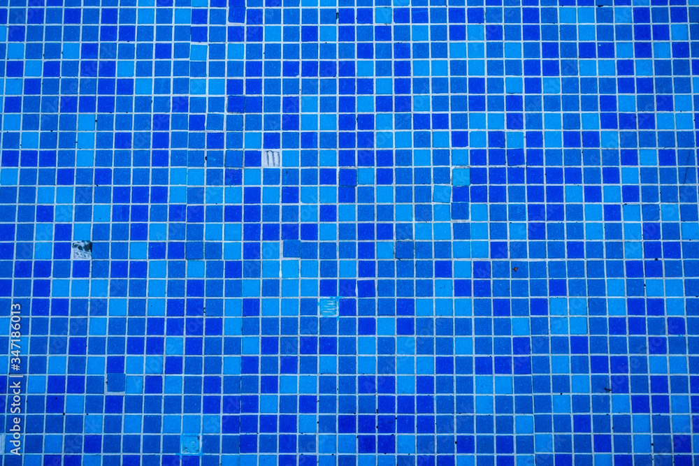 Blue pool ceramics background Blue pool ceramics background