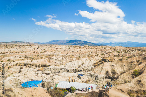 landscape of the desert