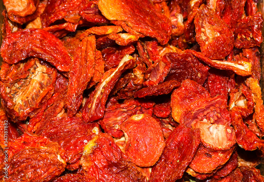 Counter with various dried fruits on the Grand Bazaar in Istanbul, Turkey Counter with various dried fruits on the Grand Bazaar in Istanbul, Turkey