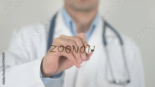 Zoonotic, Doctor Writing on Screen photo