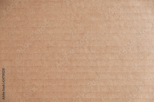 Cardboard texture as a background image. Top view. Copy, empty space for text
