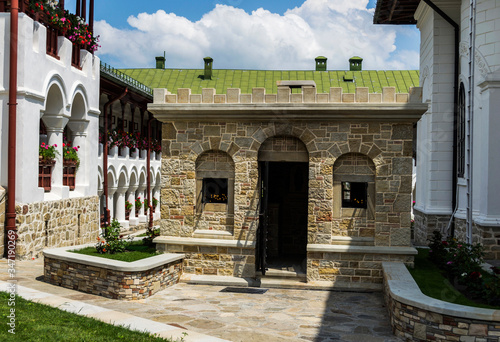 Agapia orthodox monastery. Agapia village. Neamt, Romania. photo