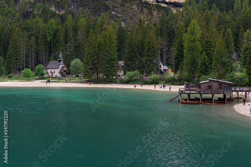  View of the lake of braies
