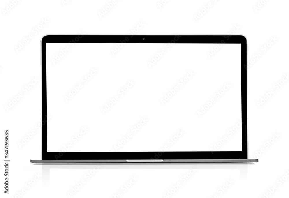 laptop with empty space on white background laptop with empty space on white background
