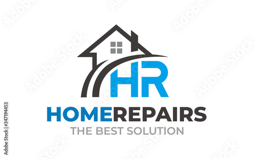 Creative Home repair Concept Logo Design