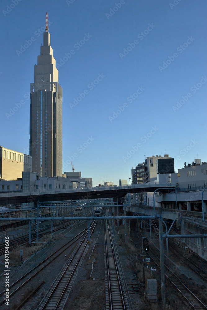 新宿駅から見る風景