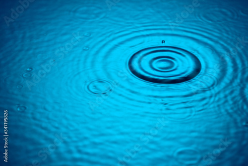 Circles on the water. background image