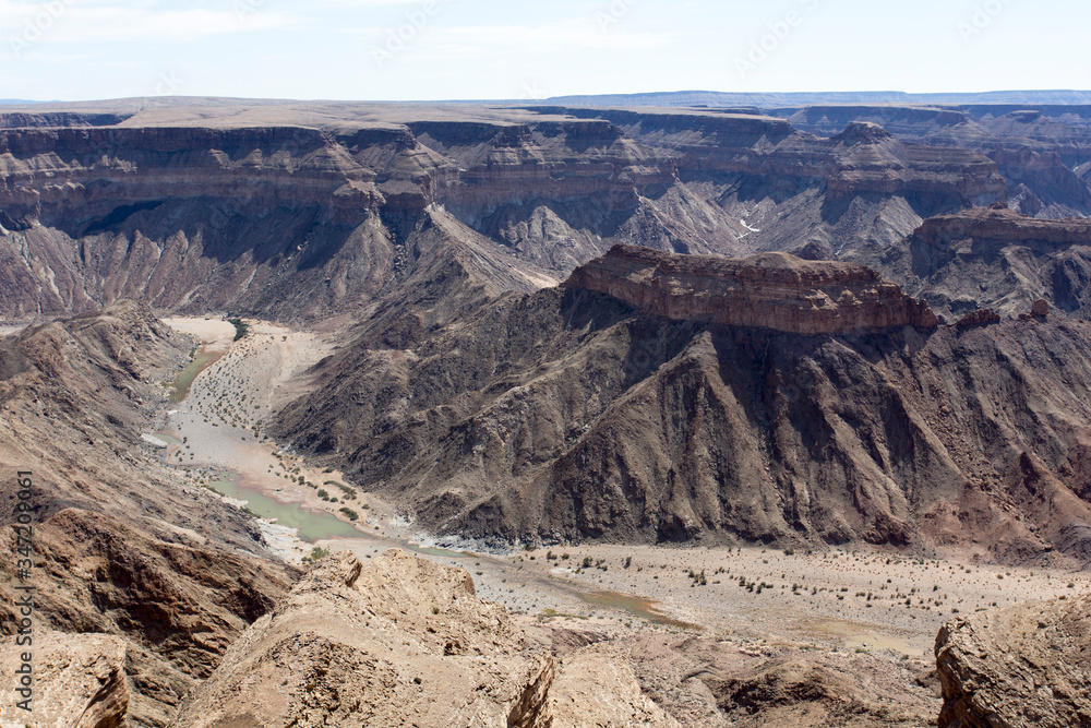 The impressive fish river canyon