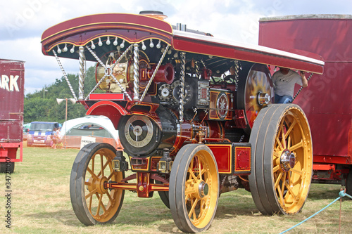 Vintage Steam traction engine