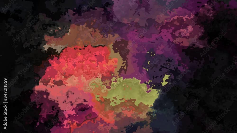 abstract animated twinkling stained background full HD seamless loop video - watercolor splotch liquid effect - color orange purple black
abstract animated twinkling stained background full HD seamless loop video - watercolor splotch liquid effect - color orange purple black