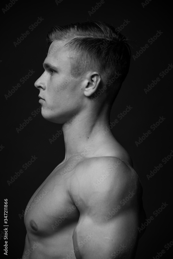 Portrait of bodybuilder Portrait of bodybuilder
