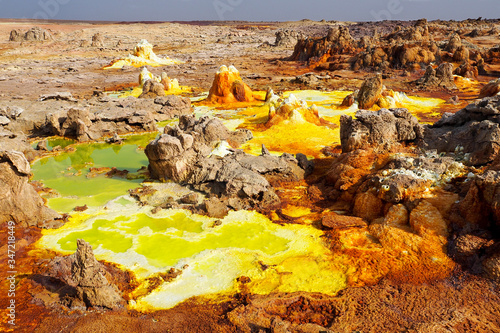 Danakil depression ethopia photo