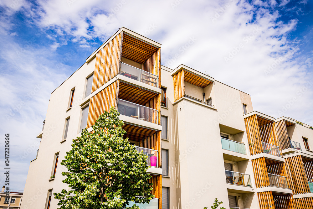 Obraz premium Éco-habitat à Villeurbanne