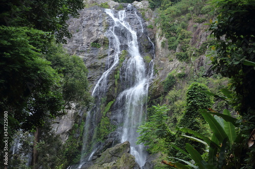 Klong Lan waterfall in Klong Lan national park at Kamphaeng Phet, Thailand 