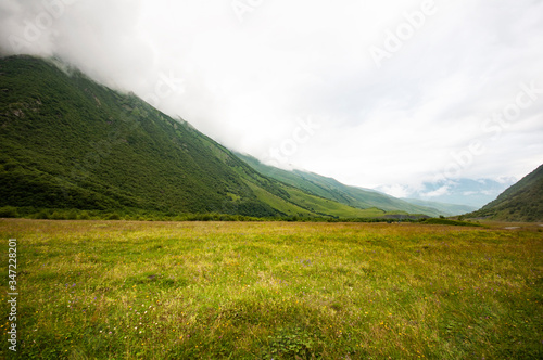 Mountains of Republic of North Ossetia. Russia