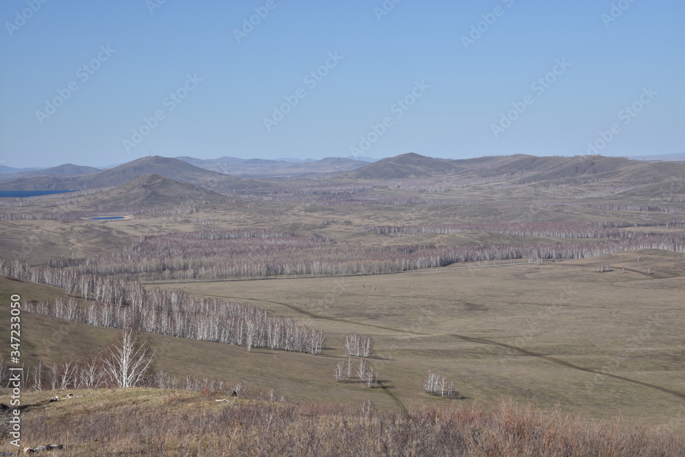 Naklejka premium Nature of the southern Urals