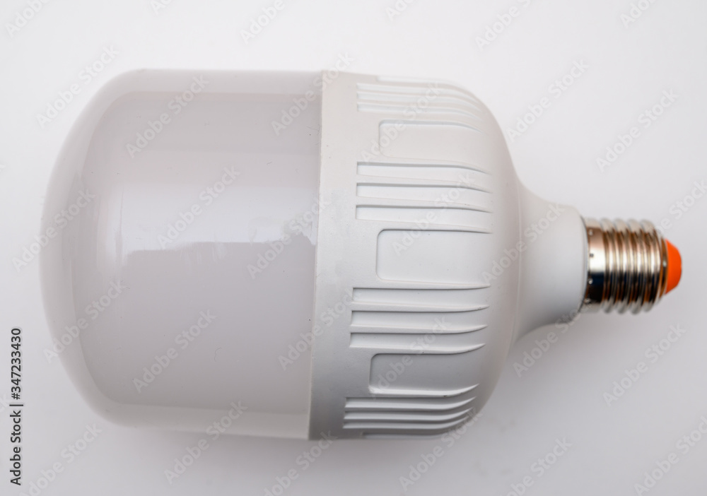 Photo of spare parts for a new electric lamp Photo of spare parts for a new electric lamp
