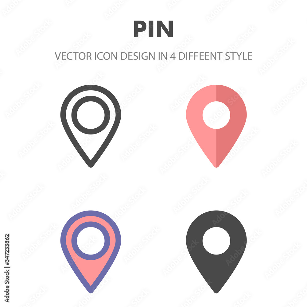 pin icon. for your web site design, logo, app, UI. Vector graphics illustration and editable stroke. EPS 10. pin icon. for your web site design, logo, app, UI. Vector graphics illustration and editable stroke. EPS 10.